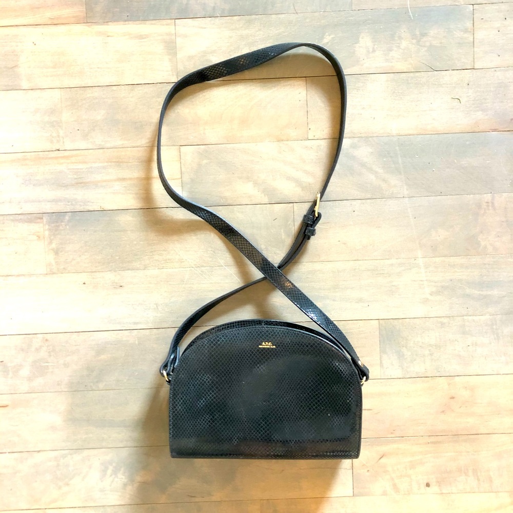 A.P.C. Mini Demi-Lune Handbag